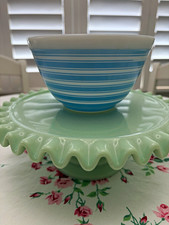 Vintage Pyrex Rainbow Stripe Yellow 2.5 Qt Mixing Bowl (#403) — listing 4