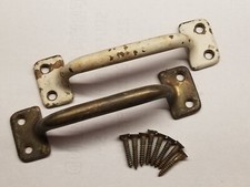 Antique Victorian Stamped Brass Sash Buckle with Pair of Matching Ornament Findings — listing 4