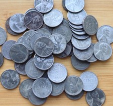 1943 Lincoln Wheat Steel Cent (Zinc-Coated Steel Penny)