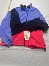 Vintage 1990s Nike Purple & Black Colorblock Nylon Windbreaker Track Jacket, Size S — listing 3
