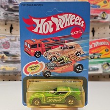 Hot Wheels Screamin' Hauler Die-Cast Car - Green with Gold Tribal Flames