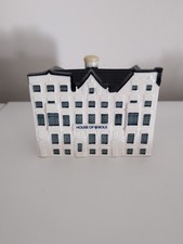 KLM Bols Blue Delft Miniature Canal House Bottle (Number Unknown)