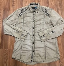 Roar "Strength Refined" Men's Embroidered Plaid Western Shirt, Size XXL — listing 6