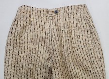 Vintage Austin Hill Green Linen-Blend Trousers with Union-Made Label — listing 2