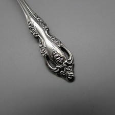 Oneida Community Stainless Teaspoon, Brahms Pattern, Ornate Pierced Scroll Handle
