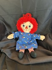 Playskool Raggedy Ann Cloth Doll with Blue Floral Dress — listing 4