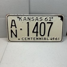Vintage 1994 Kansas Wheat Design License Plates - Pair (CUV 474 & EFC 001) — listing 6