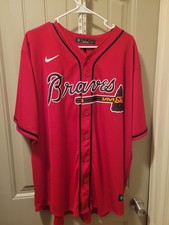 Nike Atlanta Braves Ronald Acuña Jr. #13 Red Alternate Replica Jersey, Size L — listing 6