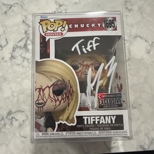 Funko Pop! Movies Bride of Chucky Tiffany #1250 Vinyl Figure - Signed (Autographed) with Beckett Authentication — listing 6