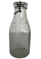 Die-Cut Milk Bottle Shaped Tin Sign "Drink Milk with Vitamin D for Health & Vitality" — listing 5
