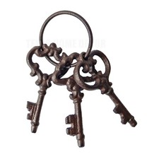Lot of Antique/Vintage Skeleton Keys (approx. 17 pieces, mixed bit & barrel keys) — listing 5