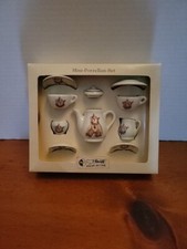 Steiff Puppen-Porzellan-Service 15-Piece Doll Porcelain Tea Set, Original Teddybär 1909 Decor — listing 6