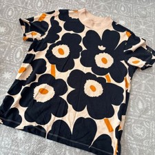 adidas Originals x Marimekko Unikko Floral Tee in Black & Gold — listing 3