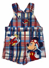Disney Baby Mickey Mouse romper Mickey Mouse & Pluto Muslin Romper Light Blue — listing 5