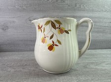 Hall's Superior Jewel Tea Autumn Leaf 4-Piece Set: Pitcher, Bowl, Shaker & Sugar