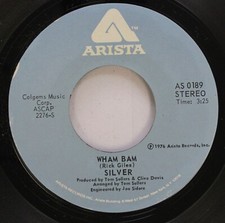 Silver - Wham Bam Shang-A-Lang / Right On Time 7" 45 RPM Single — listing 2