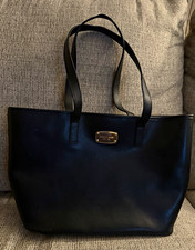 Black Saffiano Leather Tote Bag with Gold MK Logo (authenticity uncertain) — listing 4