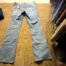 True Religion Bootcut Jeans with Flap Pockets and Contrast Stitching — listing 5