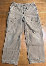 Duluth Trading Company Flex Fire Hose Cargo Work Pants, Brown, Size 34x32 — listing 4