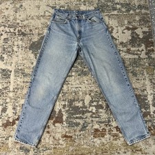 Vintage Levi's Orange Tab Light Wash Denim Jeans, Made in USA, Youth Size 10 — listing 2