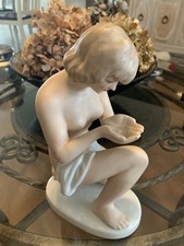 Porcelain Figurine of a Nude Dancing Woman with Applied Pink Roses — listing 4