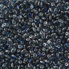 Matubo SuperDuo Two-Hole Czech Glass Seed Beads, Green, 2.5x5mm, 22.5g Tube — listing 5