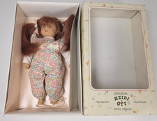 Heidi Ott Artist Doll with Brunette Hair and Floral Pinafore Dress Yes - other marking — listing 5