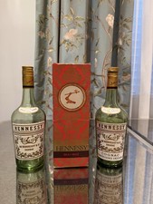 Vintage Hennessy Bras Armé Three Star Cognac Empty Bottle