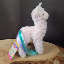 Purple Unicorn Llama Plush with Gold Horn and Star Eyes — listing 3