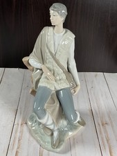 Lladro-Style Porcelain Shepherd Boy Figurine — listing 4