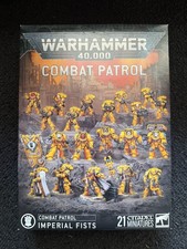 Warhammer 40K Imperial Fists Space Marine - Custom Painted 'Brother Sanchez' on Display Base