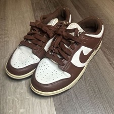 Nike Dunk Low 'Cacao Wow' Women's Brown and White Suede Sneakers, Size 8 — listing 3