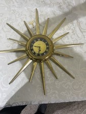 Mid Century Modern Atomic Starburst Wall Clock — listing 4