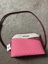 Michael Kors Kimber Large Canvas Tote with Tan Leather Trim — listing 3
