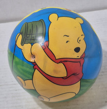 Round Ball-Shaped Winnie the Pooh Plush with Holiday Scarf
