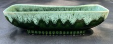 Vintage Drip Glaze Pottery Jardiniere Planter — listing 3