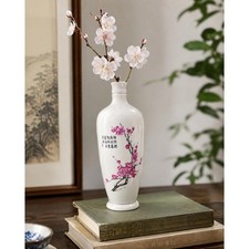 Chinese Jingdezhen Porcelain Baluster Vase with Famille Rose Bird, Peony & Butterfly Decoration — listing 6