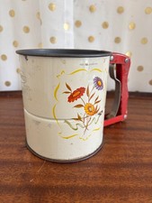 Vintage Androck 3-Screen Flour Sifter with Atomic Starburst Design — listing 4