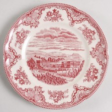 Johnson Brothers 'The Old Mill' Brown Multicolor Transferware Bread & Butter Plate, Made in England — listing 2