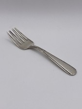 Solid Sterling Silver Flatware Service for 8 with Engraved Monogram 'S' in Solid Walnut Storage Case — listing 6
