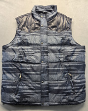 Parish Nation Essentials Men's Puffer Vest with Fair Isle Yoke, Size 2XL — listing 3