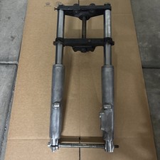 Harley-Davidson Front End Fork Assembly with Chrome Spoke Wheel and Tire Dyna / Softail — listing 6
