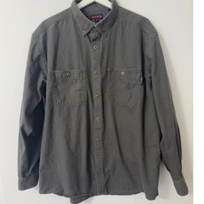 Wolverine Men's Olive Green Short Sleeve Utility Work Shirt, Size XL — listing 6