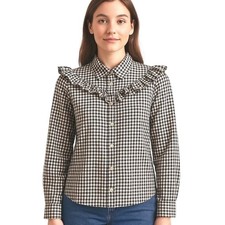 Velvet Heart Los Angeles Pink Gingham Babydoll Top — listing 3