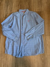 Cinch Western Button-Up Shirt, Teal Geometric Diamond Print, Men's XL — listing 5