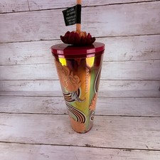 Starbucks Iridescent Floral 24oz Venti Acrylic Tumbler with Straw Topper — listing 4