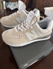 New Balance 574 Classic Sneakers Blue White Suede — listing 4