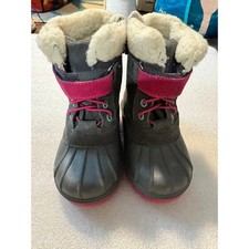 Cat & Jack Kids' Duck Boots with Thermolite Sherpa Lining, Size 3 — listing 2