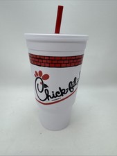 Chick-fil-A Reusable Insulated Cup with Straw - "Eat Mor Chikin" Cow Design — listing 5