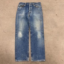 Levi's 501 Original Fit Jeans, Blue Medium Wash, W34 L32, Made in USA 2001, listing 6
